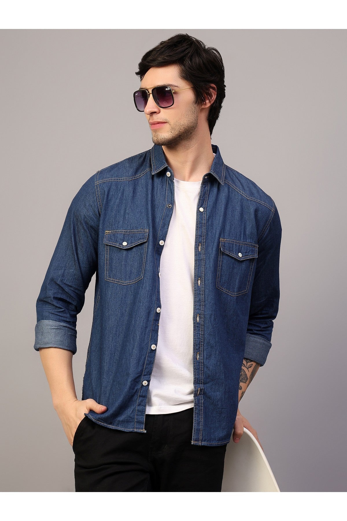 Men's Denim Shirt